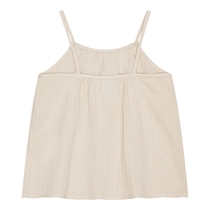 BIRKHOLM Muslin Top Natur Beige